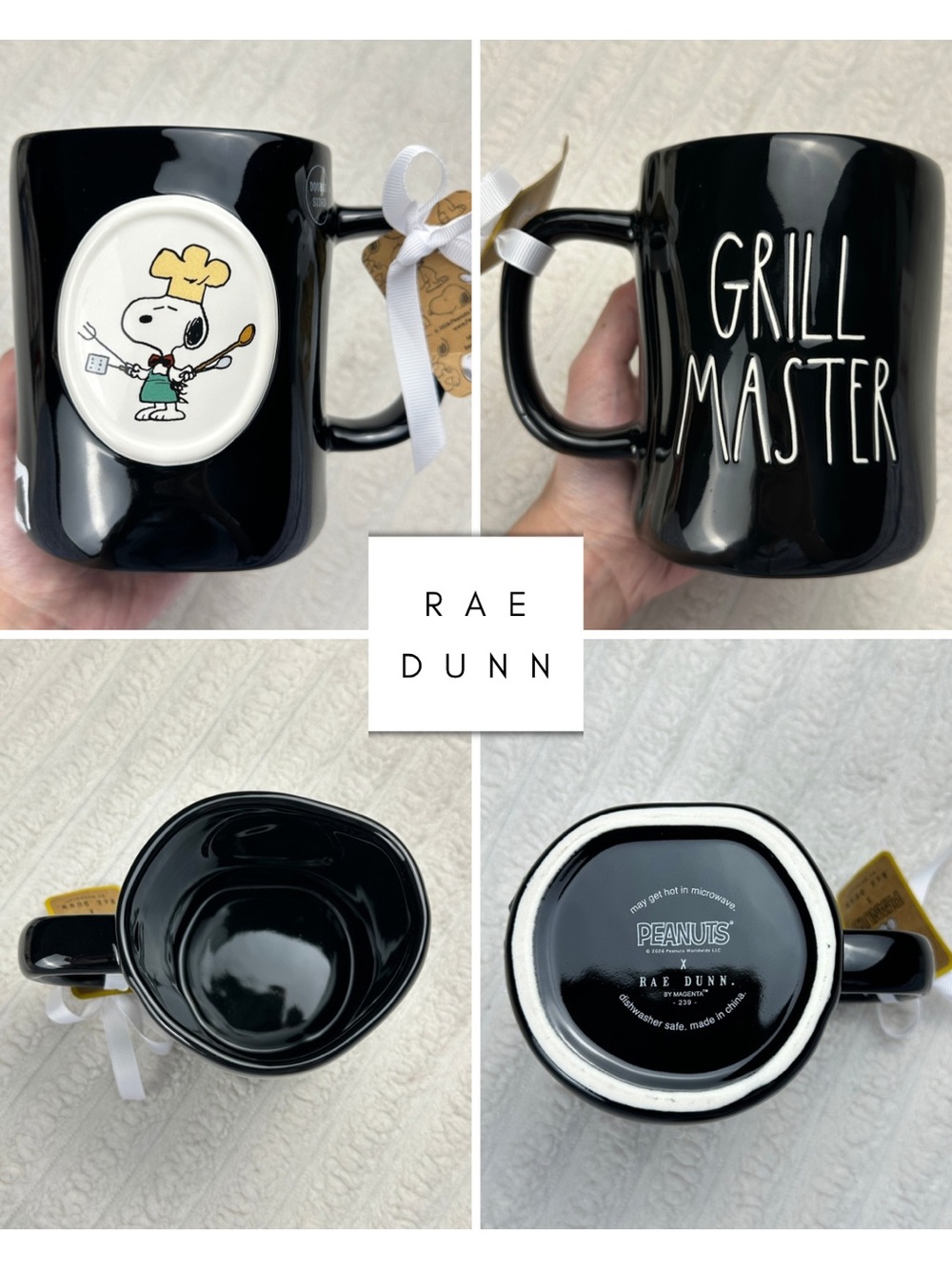 Rae Dunn Peanuts Snoopy Mug